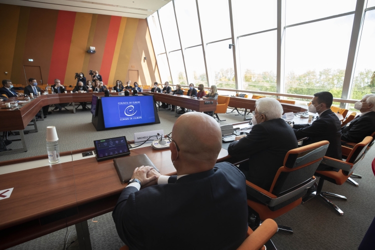 Il Presidente della Repubblica Sergio Mattarella incontra la Delegazione nazionale presso l’Assemblea Parlamentare del Consiglio d’Europa 
