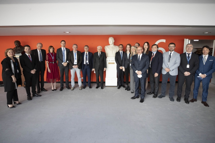 Il Presidente della Repubblica Sergio Mattarella incontra la Delegazione nazionale presso l’Assemblea Parlamentare del Consiglio d’Europa 
