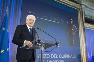 Cerimonia di presentazione dei candidati ai Premi “David di Donatello” per l’anno 2022