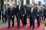 Incontro tra il Presidente Mattarella, il Presidente della Repubblica Portoghese, Marcelo Rebelo de Sousa e S.M. il Re di Spagna
