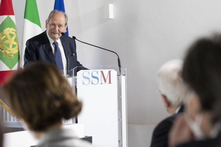Il Presidente della Repubblica Sergio Mattarella nella sede centrale della Scuola superiore della magistratura “Mario Amato”
