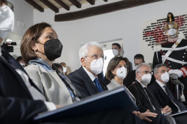 Il Presidente della Repubblica Sergio Mattarella nella sede centrale della Scuola superiore della magistratura “Mario Amato”
