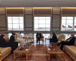 Partecipazione del Presidente della Repubblica alla cerimonia di condoglianze per la scomparsa del
Presidente degli Emirati Arabi Uniti e Emiro di Abu Dhabi,
Sua Altezza Sceicco Khalifa bin Zayed Al Nahyan
