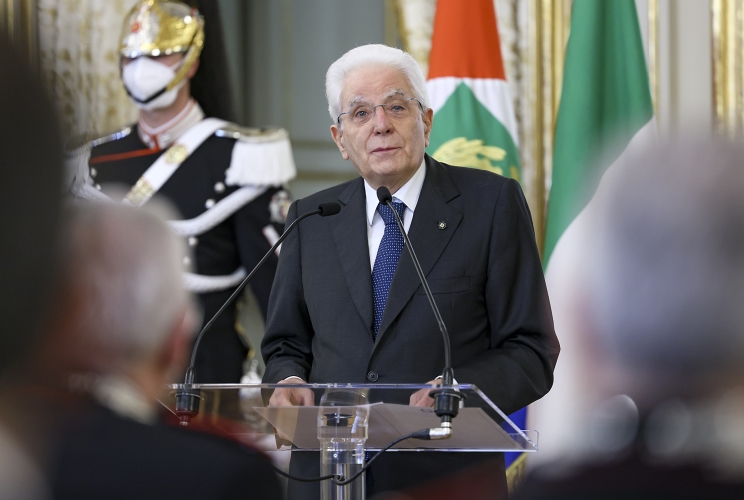 Il Presidente Sergio Mattarella in occasione della presentazione del Convegno Internazionale, organizzato in occasione della Giornata Mondiale della Biodiversità