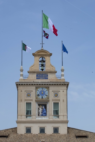 Il Torrino del Quirinale in occasione della Visita di Stato di Abdelmadjid Tebboune, Presidente della Repubblica Algerina Democratica e Popolare
