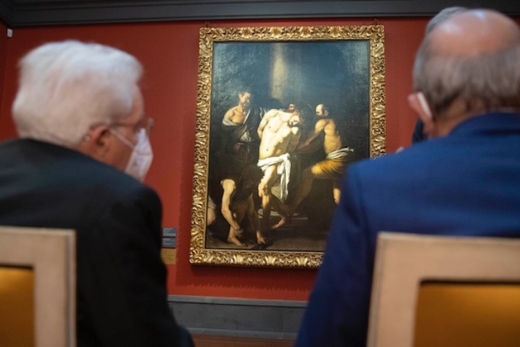 Il Presidente della Repubblica Sergio Mattarella con S.E. il Signor Abdelmadjid Tebboune, Presidente della Repubblica Algerina Democratica e Popolare,al Museo e Real Bosco di Capodimonte, in occasione della visita di Stato 