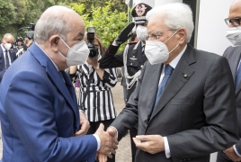 Cerimonia di congedo Visita di Stato con il Presidente della Repubblica Algerina Democratica e Popolare, S.E. il Signor Abdelmadjid Tebboune