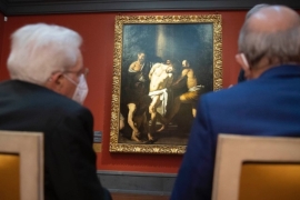Mattarella ed il Presidente della Repubblica Algerina al Museo e Real Bosco di Capodimonte