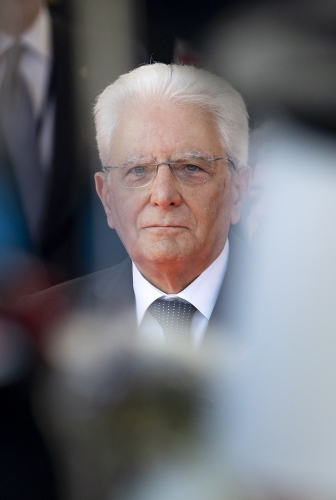 Il Presidente Sergio Mattarella alla Parata Militare ai Fori Imperiali, in occasione della Festa della Repubblica