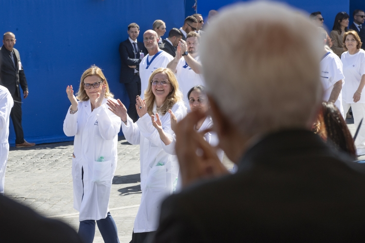 Il Presidente Sergio Mattarella alla Parata Militare ai Fori Imperiali, in occasione della Festa della Repubblica