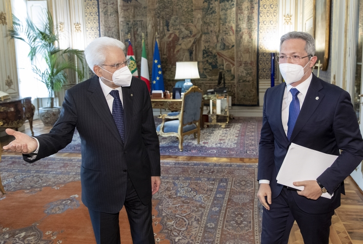 Il Presidente Sergio Mattarella accoglie Carlo Renoldi, Capo del Dipartimento dell’Amministrazione Penitenziaria