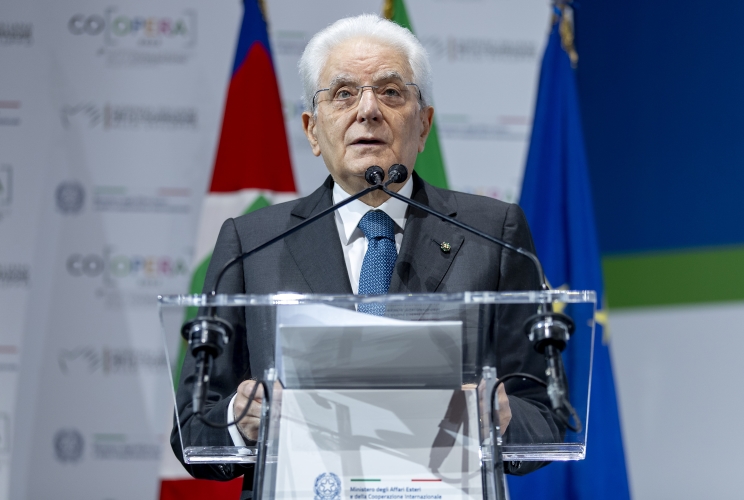 Il Presidente Sergio Mattarella alla conferenza sulla cooperazione allo sviluppo