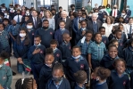 Il Presidente Mattarella visita la Scuola Italiana di Lusaka e il Centro Culturale Italo-Zambiano