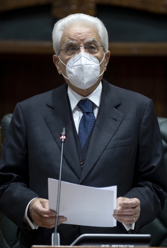 Il Presidente della Repubblica Sergio Mattarella in occasione dell'intervento all'Assemblea Nazionale dello Zambia