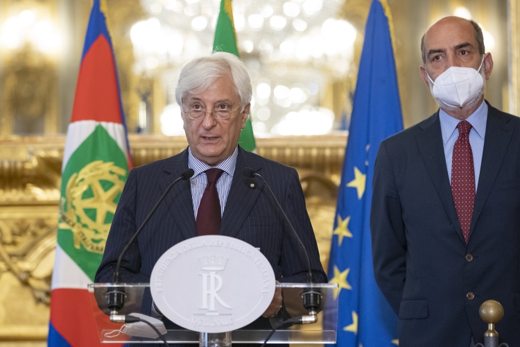 Il Segretario Generale della Presidenza della Repubblica Ugo Zampetti
