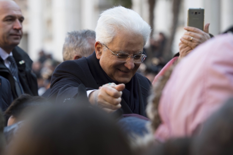 Il Presidente della Repubblica Sergio Mattarella 