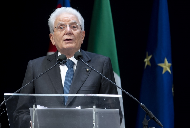 Il Presidente della Repubblica Sergio Mattarella rivolge il suo indirizzo di saluto in occasione della cerimonia commemorativa del centenario dell’assalto fascista alla sede della Federazione delle Cooperative