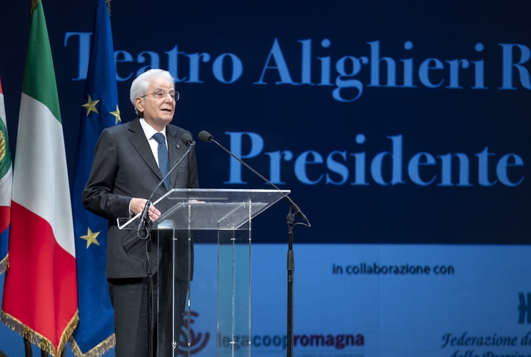 Il Presidente della Repubblica Sergio Mattarella rivolge il suo indirizzo di saluto in occasione della cerimonia commemorativa del centenario dell’assalto fascista alla sede della Federazione delle Cooperative