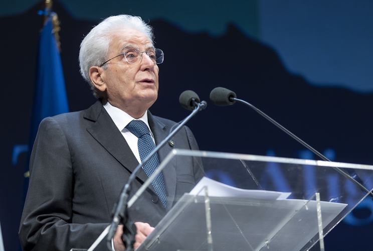 Il Presidente della Repubblica Sergio Mattarella rivolge il suo indirizzo di saluto in occasione della cerimonia commemorativa del centenario dell’assalto fascista alla sede della Federazione delle Cooperative