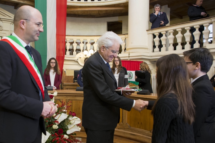 Il Presidente Sergio Mattarella in occasione 