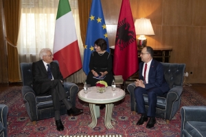 Mattarella incontra il Presidente della Repubblica d'Albania