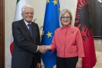 Il Presidente Mattarella incontra il Presidente del Parlamento di Albania