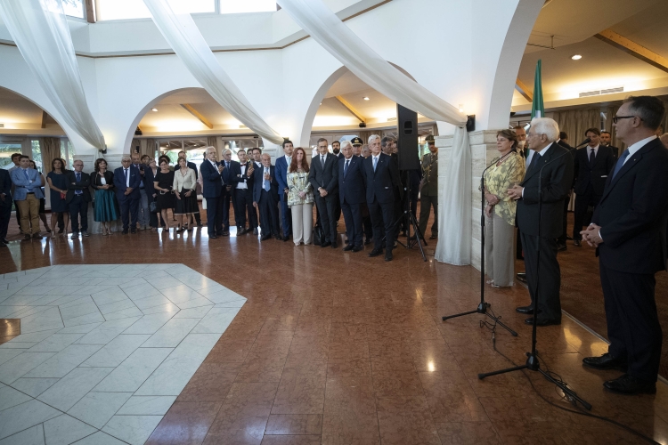 Il Presidente della Repubblica Sergio Mattarella incontra  una rappresentanza della collettività italiana
