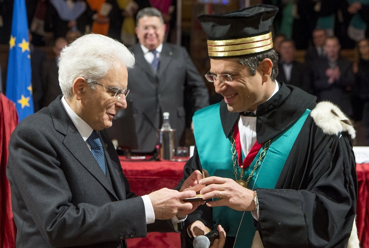 Il Presidente Sergio Mattarella a Bologna
