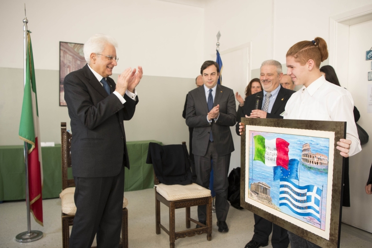 Il Presidente della Repubblica Sergio Mattarella
