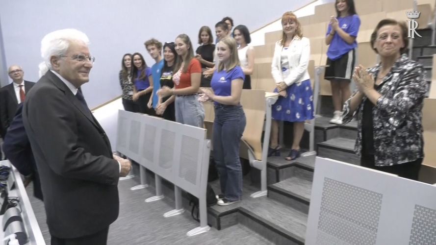 Il Presidente della Repubblica visita l’Istituto “Curie – Vittorini” di Grugliasco