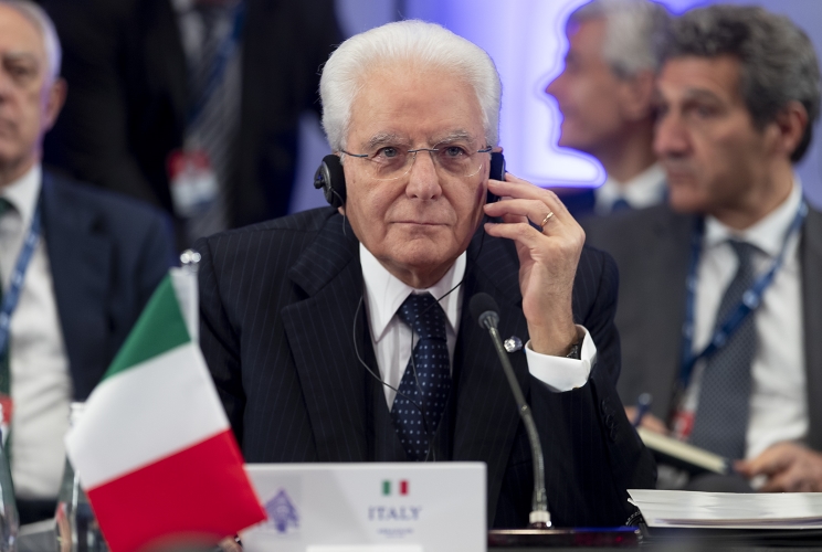 La Valletta - Il Presidente della Repubblica Sergio Mattarella in occasione della partecipazione alla XVII Riunione Informale dei Capi di Stato del Gruppo Arraiolos, oggi 6 ottobre 2022.(Foto di Paolo Giandotti - Ufficio Stampa per la Stampa e la Comunicazione della Presidenza della Repubblica)