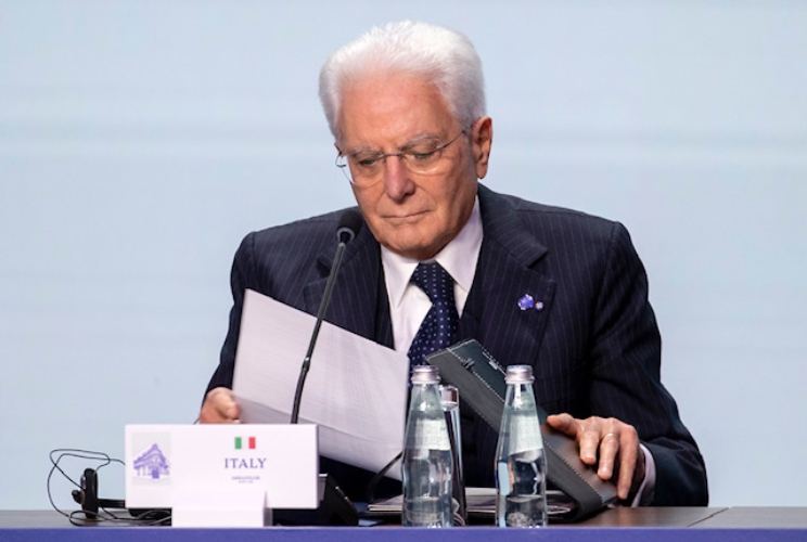 Il Presidente della Repubblica Sergio Mattarella alla Riunione del Gruppo Arraiolos