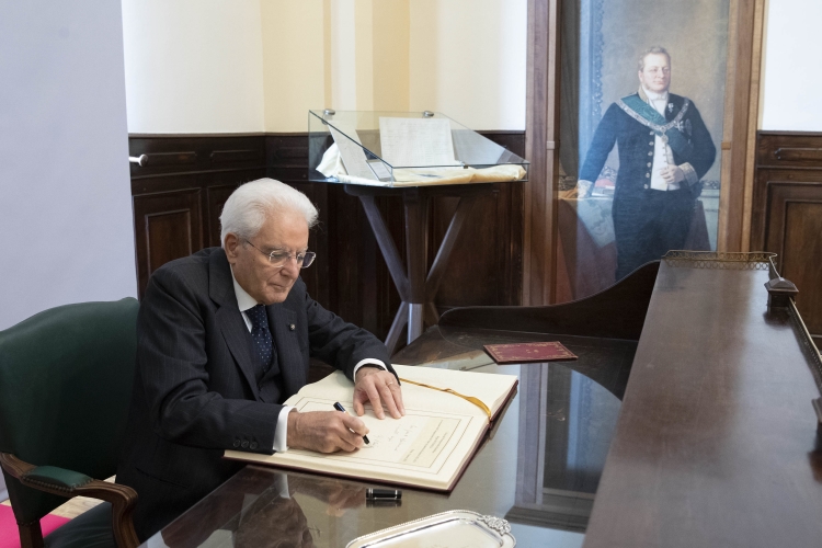 Il Presidente della Repubblica Sergio Mattarella in occasione della cerimonia d’inaugurazione dell’anno accademico-scolastico 2022/2023 degli Istituti di formazione militare dell’Esercito 
