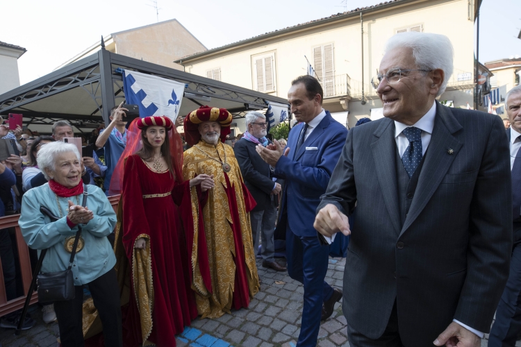Il Presidente della Repubblica Sergio Mattarella alla Fiera internazionale del Tartufo Bianco d’Alba 
