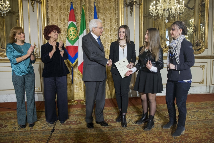 Il Presidente Sergio Mattarella,