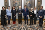 Il Presidente Mattarella riceve i familiari di Piero Angela e i vertici RAI