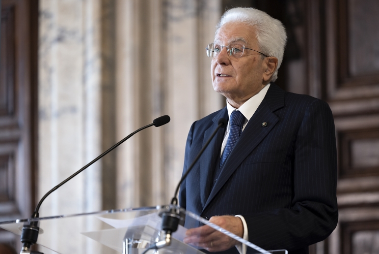 Il Presidente Sergio Mattarella in occasione della cerimonia di celebrazione de “I Giorni della Ricerca”