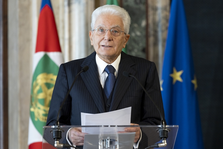 Il Presidente Sergio Mattarella in occasione della cerimonia di celebrazione de “I Giorni della Ricerca”