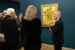 Mattarella visita il museo di Van Gogh