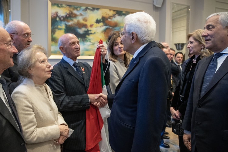 Il Presidente della Repubblica Sergio Mattarella incontra una rappresentanza della collettività italiana nei Paesi Bassi, in occasione della visita di Stato nel Regno dei Paesi Bassi

