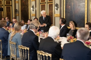 Intervento del Presidente Mattarella al complesso istituzionale di Binnenhof a L'Aja