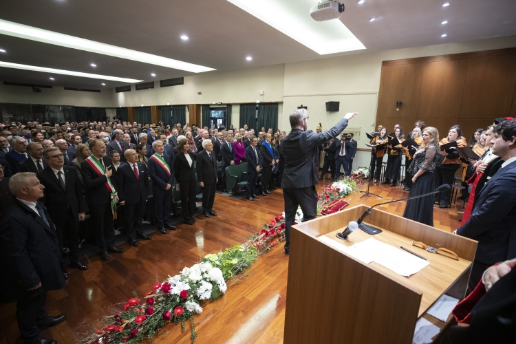 Il Presidente della Repubblica Sergio Mattarella alla cerimonia d’inaugurazione dell’anno accademico 2022/2023 dell’Università degli studi dell’Insubria
