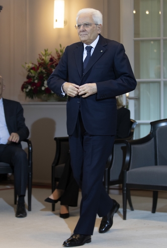  Il Presidente della Repubblica Sergio Mattarella in occasione dell'incontro con il Presidente della Confederazione Svizzera Ignazio Cassis