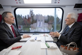 Mattarella alla Stazione di Berna