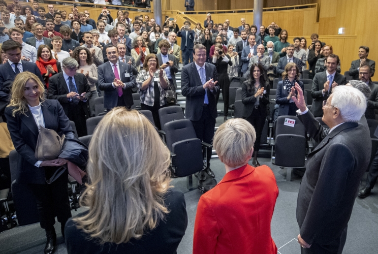  Il Presidente della Repubblica Sergio Mattarella al Politecnico federale di Zurigo