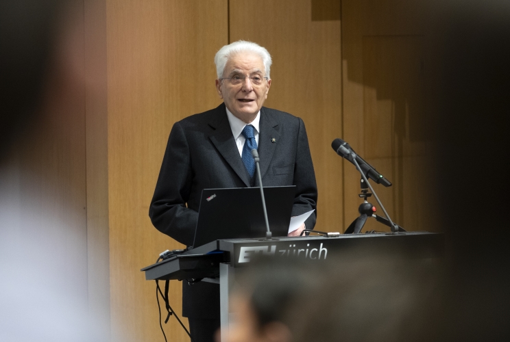  Il Presidente della Repubblica Sergio Mattarella al Politecnico federale di Zurigo