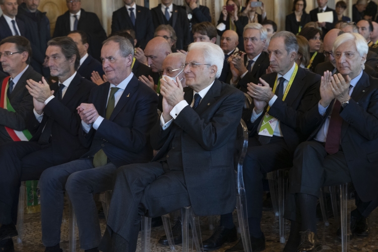 Il Presidente della Repubblica Sergio Mattarella alla prima edizione di “L’Italia delle Regioni – Festival delle Regioni e delle Province autonome”  
