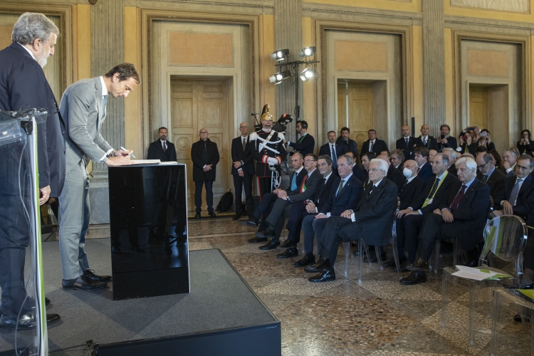 Il Presidente della Repubblica Sergio Mattarella alla prima edizione di “L’Italia delle Regioni – Festival delle Regioni e delle Province autonome”  