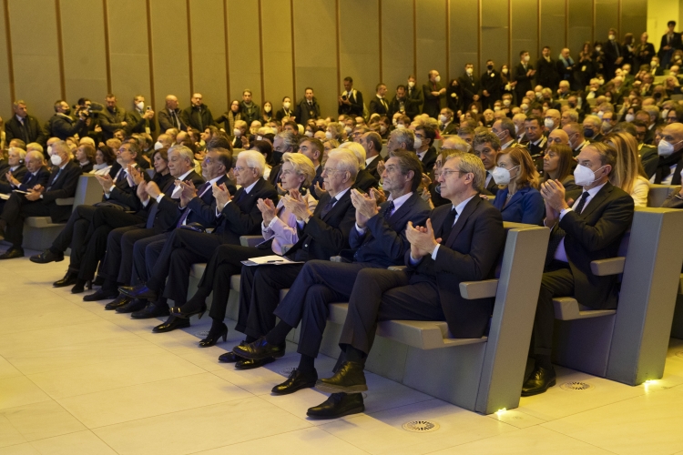 Il Presidente della Repubblica Sergio Mattarella a Milano in occasione della cerimonia dal titolo “La Bocconi, l’Italia, l’Europa. L’Università saluta Mario Monti”