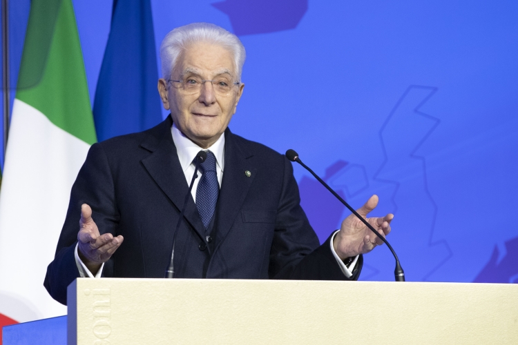 Il Presidente della Repubblica Sergio Mattarella a Milano in occasione della cerimonia dal titolo “La Bocconi, l’Italia, l’Europa. L’Università saluta Mario Monti”